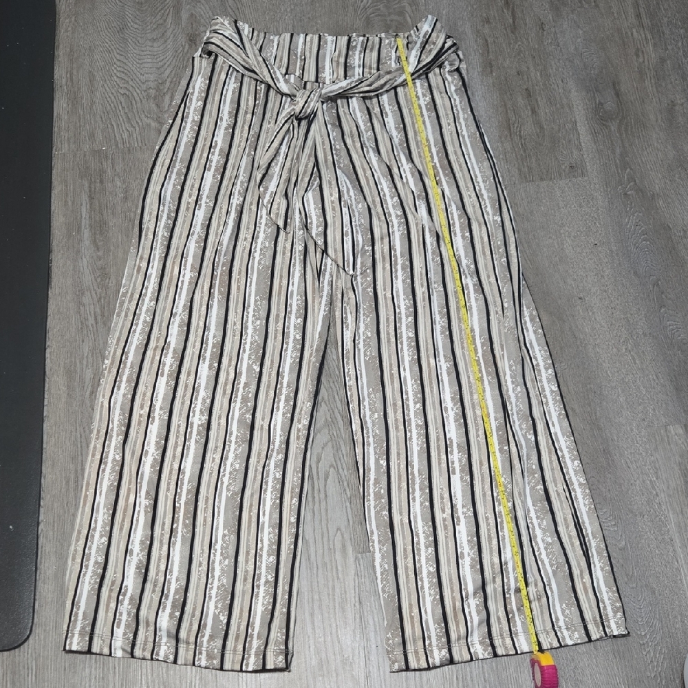 Striped Bottoms with Tie Waist. Never Worn. Super Soft And Comfy But So Cute!!!!